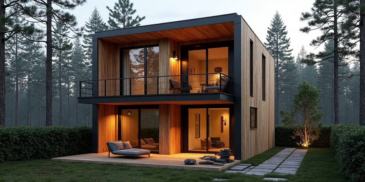 კომპაქტური ეკო კოტეჯი